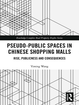 cover image of Pseudo-Public Spaces in Chinese Shopping Malls